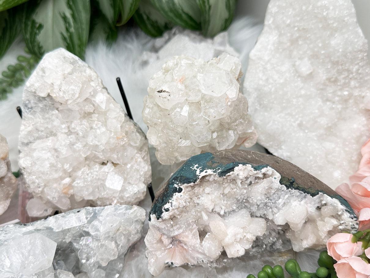 Chalcedony & Apophyllite Clusters