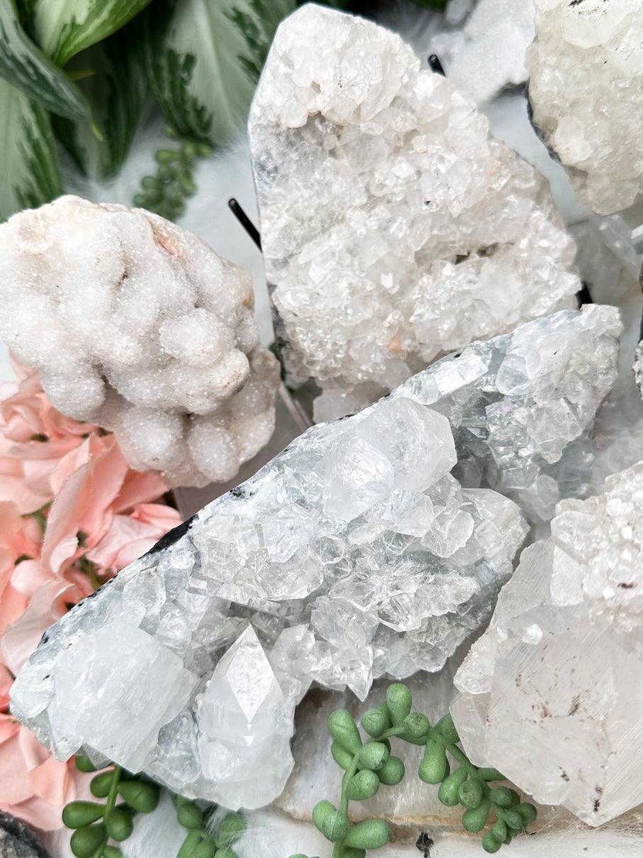 Chalcedony & Apophyllite Clusters