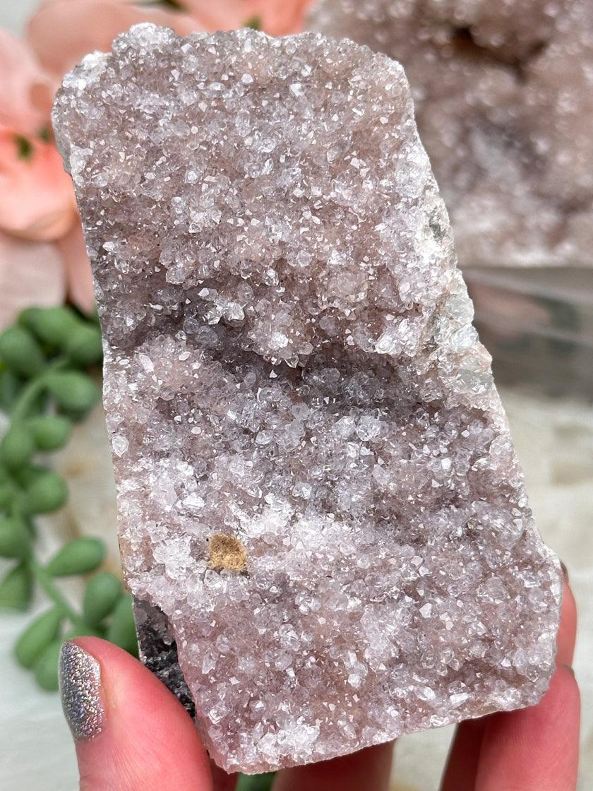 Pink Hue Amethyst Clusters