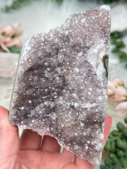 Pink Hue Amethyst Clusters