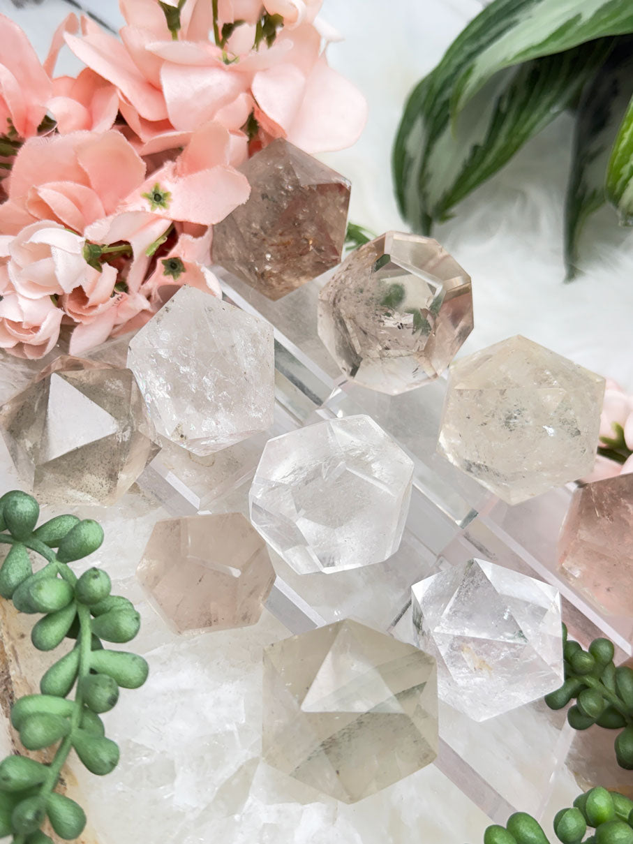 Quartz Icosahedrons & Dodecahedrons