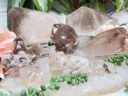 Smoky Quartz & Quartz Clusters