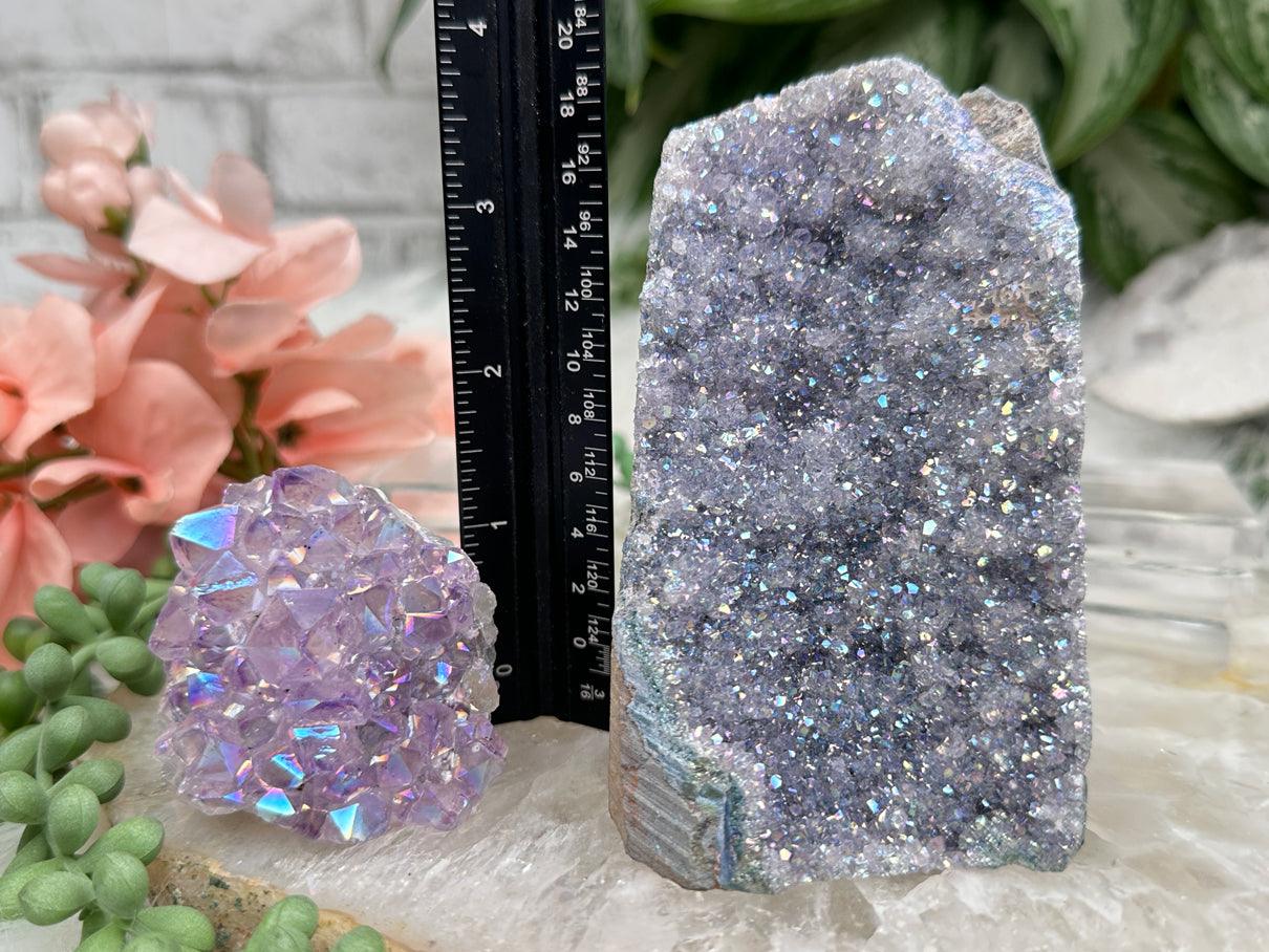 Small Aura Amethyst Clusters