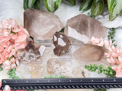 Smoky Quartz & Quartz Clusters