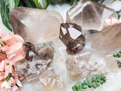 Smoky Quartz & Quartz Clusters