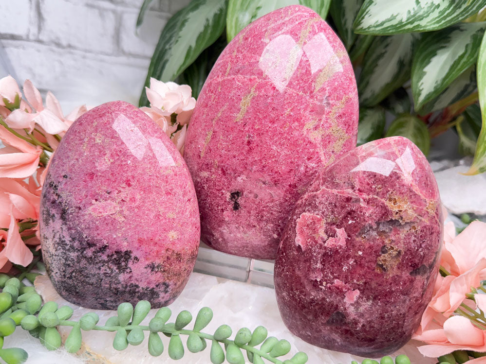 Rhodonite Freeforms (A Grade)