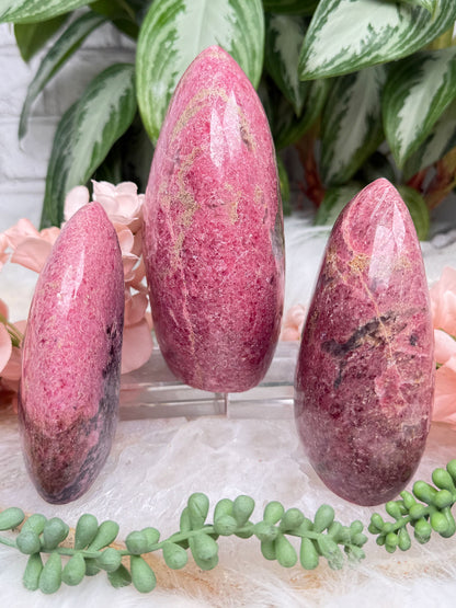 Rhodonite Freeforms (A Grade)