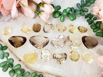 Citrine Faceted Gems
