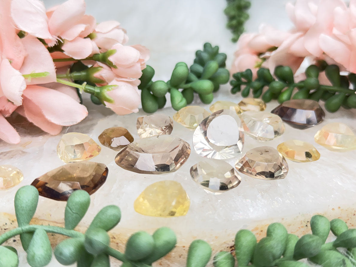 Citrine Faceted Gems