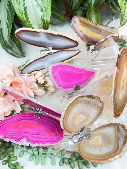 Metal Agate Butterflies