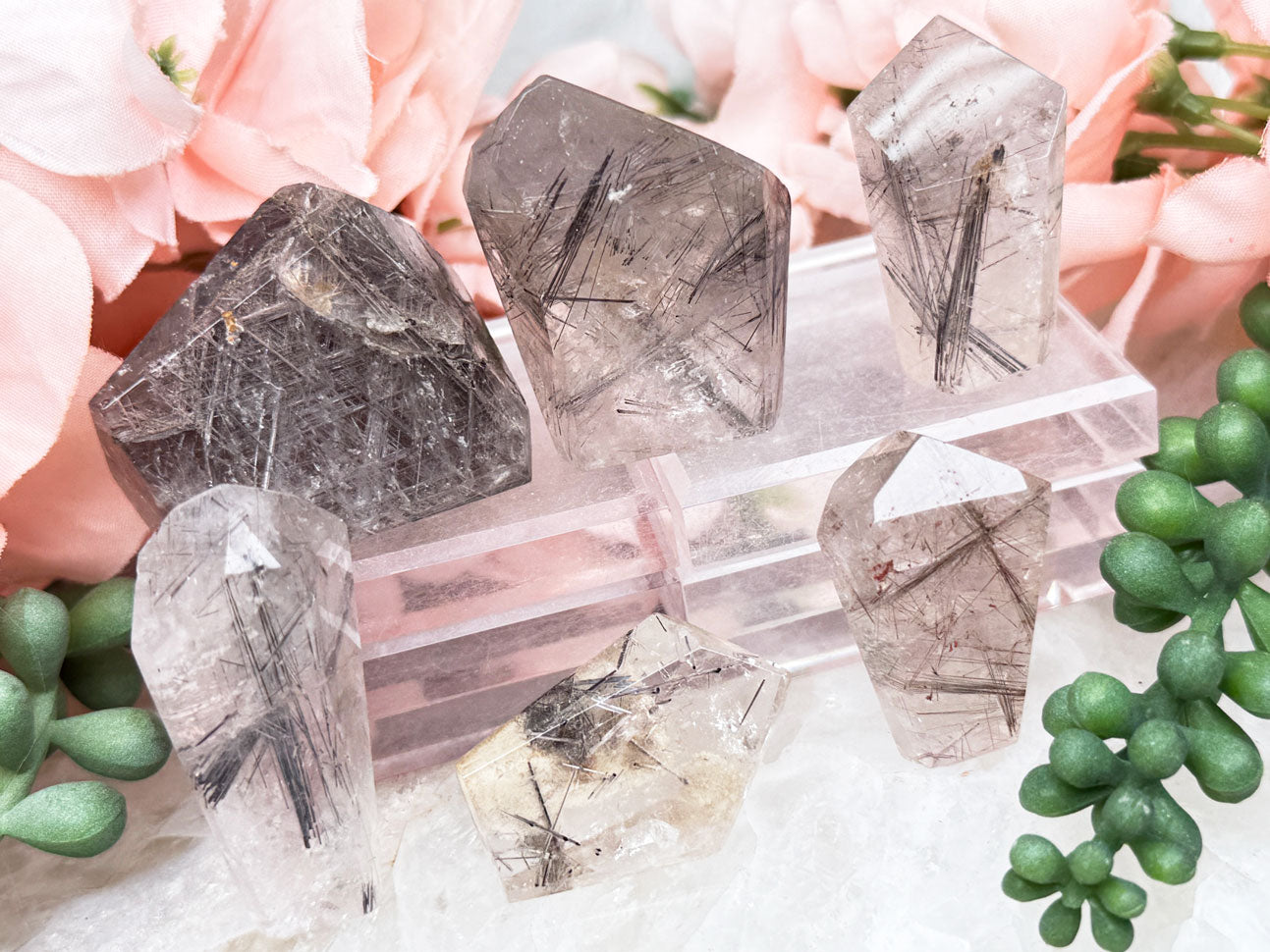 Rutile Quartz Points