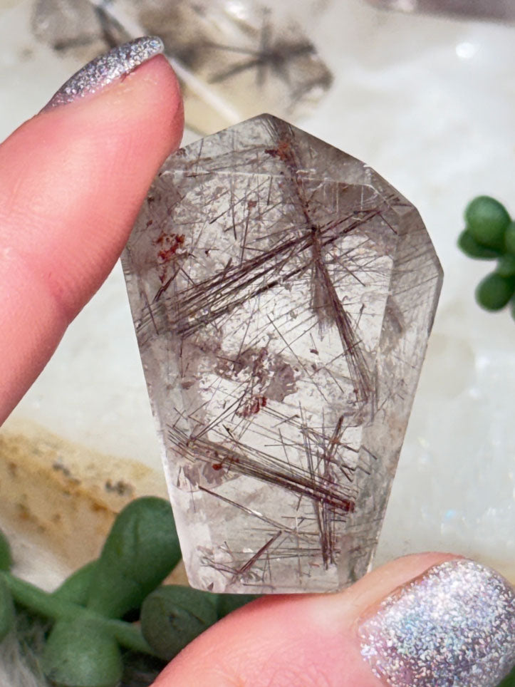Rutile Quartz Points