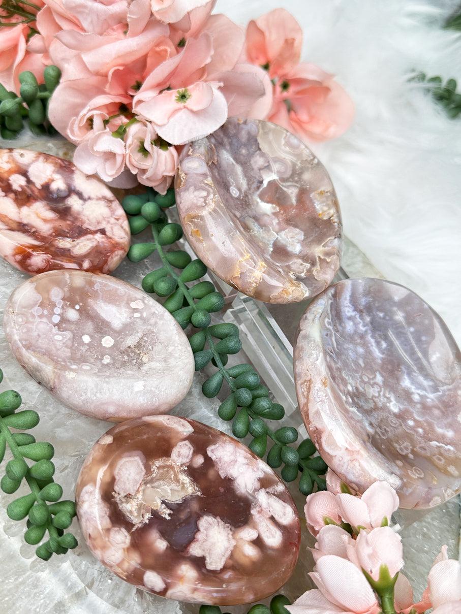 Small Flower Agate Bowls