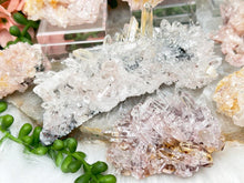 Load image into Gallery: Contempo Crystals - pink-colombian-quartz-with-yellow-iron-limeonite - Image 3