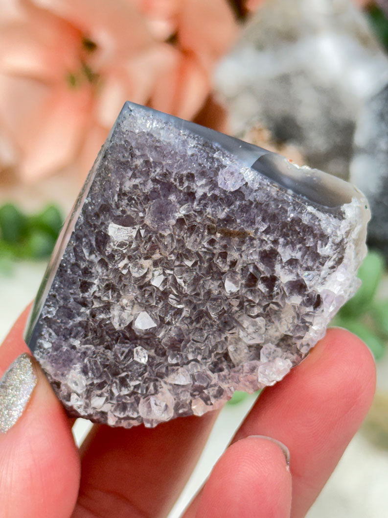 Amethyst & Agate Cluster Points