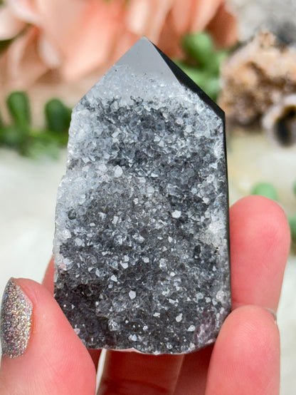 Amethyst & Agate Cluster Points