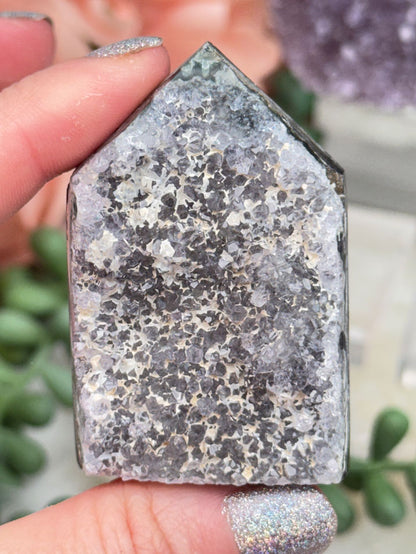 Amethyst & Agate Cluster Points