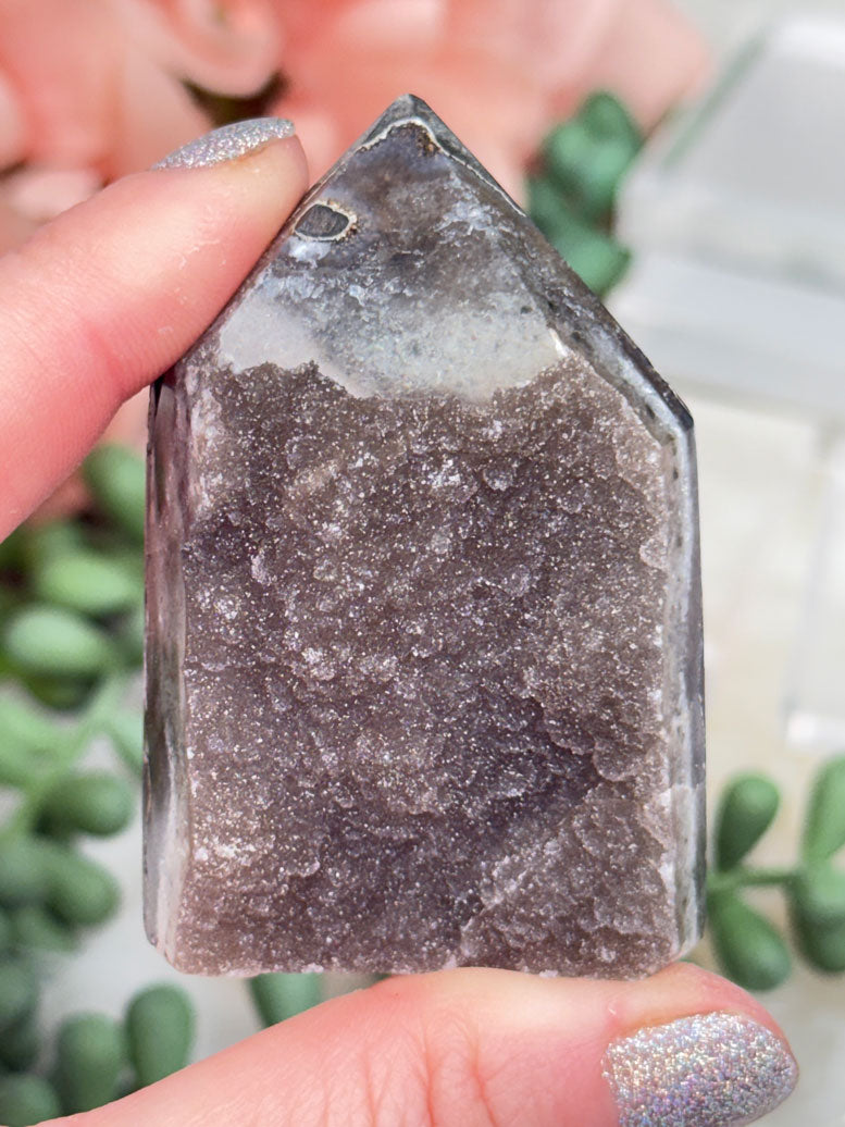 Amethyst & Agate Cluster Points