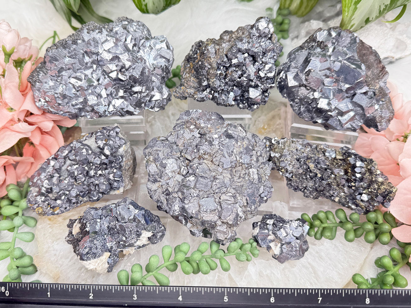 Silver Galena Crystals