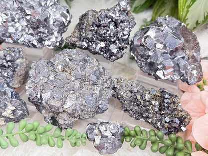 Silver Galena Crystals