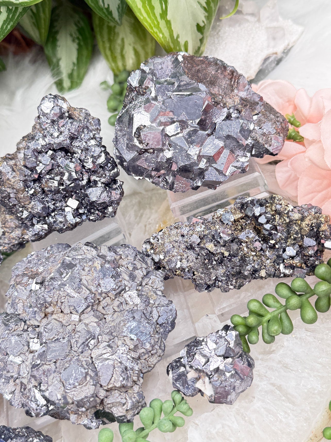 Silver Galena Crystals