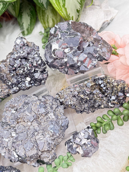 Silver Galena Crystals