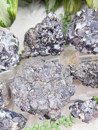 Silver Galena Crystals