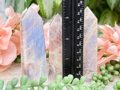 Moonstone Sunstone Points