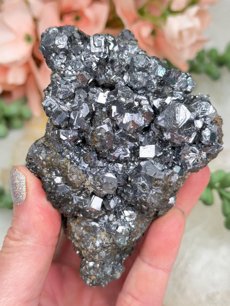 Silver Galena Crystals