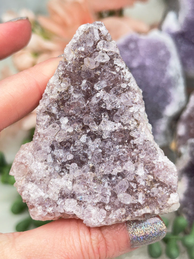 Purple & Red Amethyst Clusters