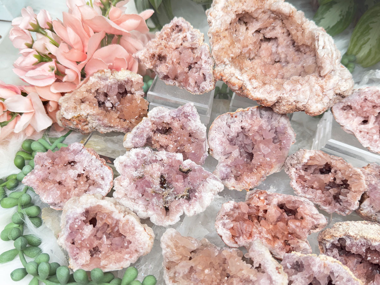 Argentina Pink Amethyst Geodes