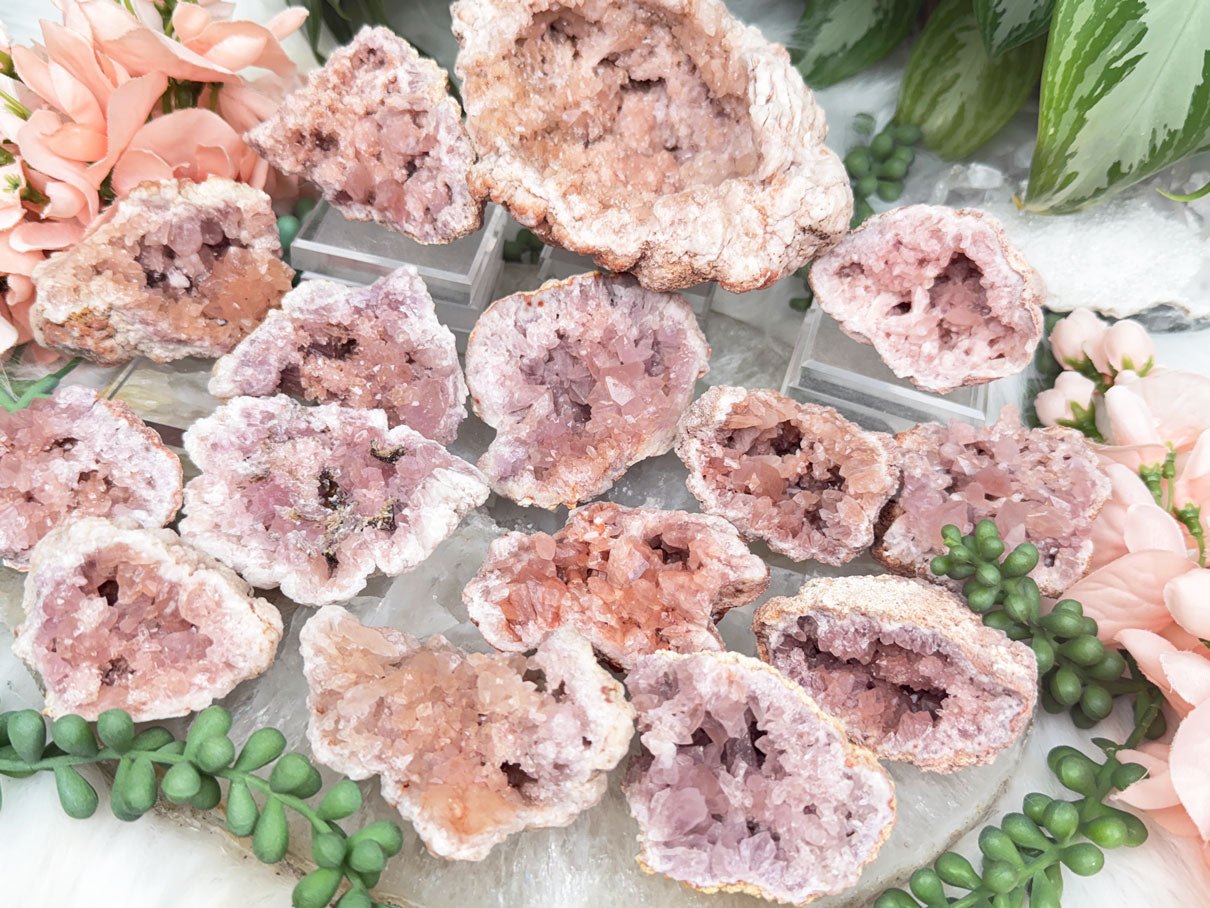 Argentina Pink Amethyst Geodes