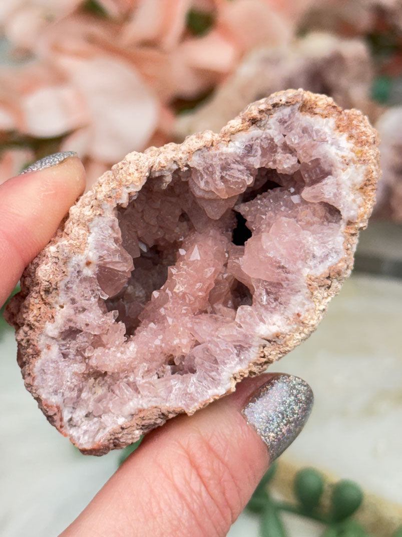 Argentina Pink Amethyst Geodes