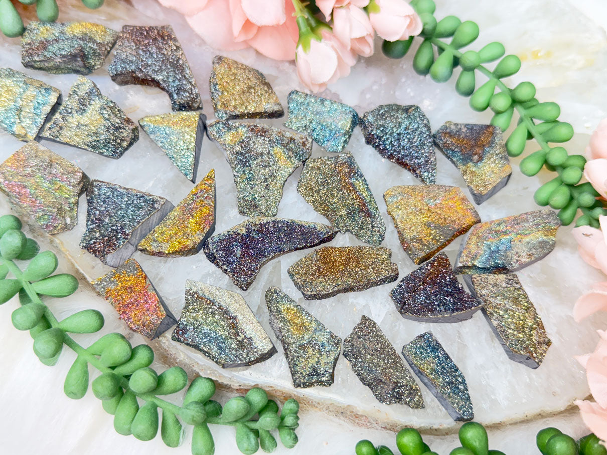 Small Russian Rainbow Pyrite