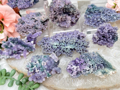 Green Purple Grape Agate