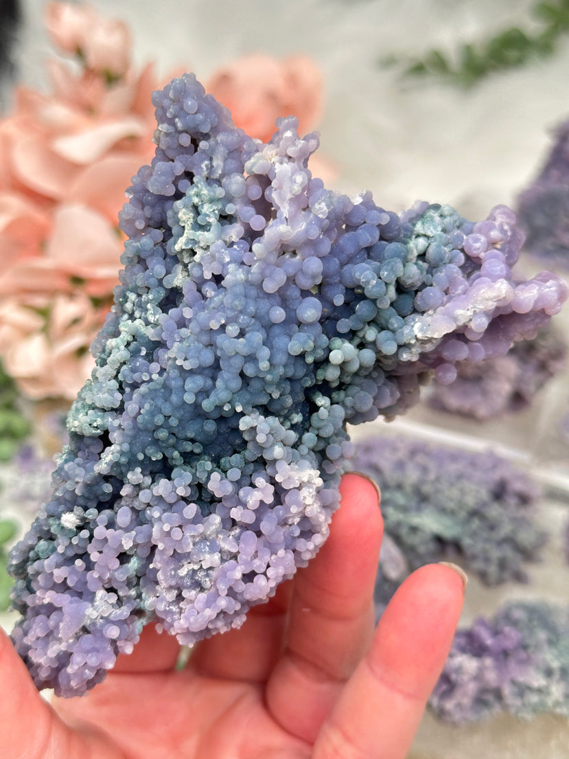 Green Purple Grape Agate