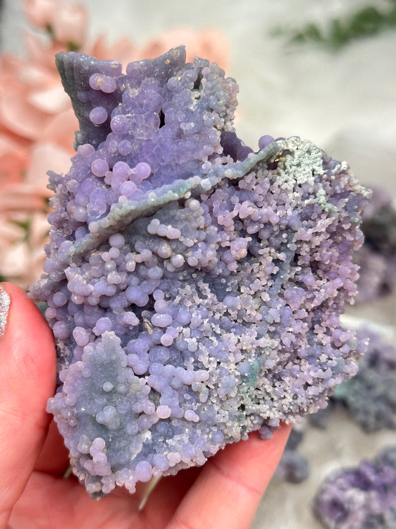 Green Purple Grape Agate