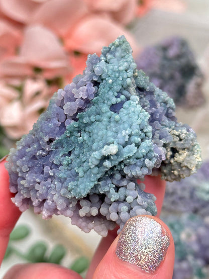 Green Purple Grape Agate