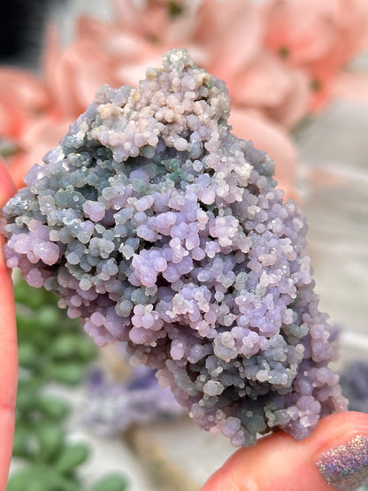 Green Purple Grape Agate