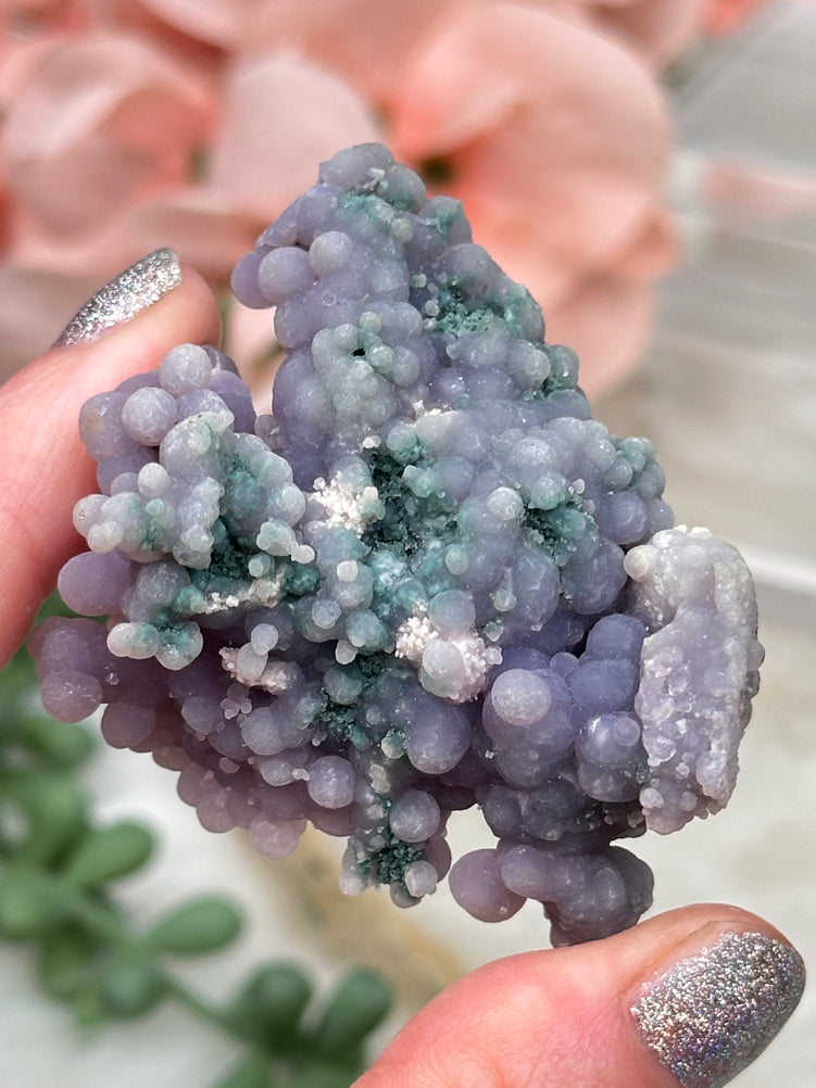 Green Purple Grape Agate