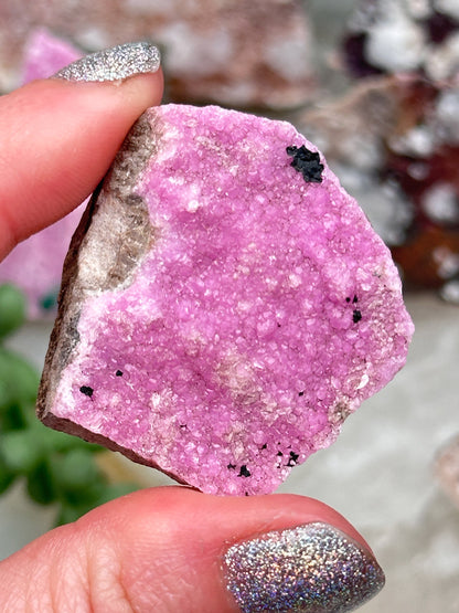 Pink Cobalto Calcite Clusters