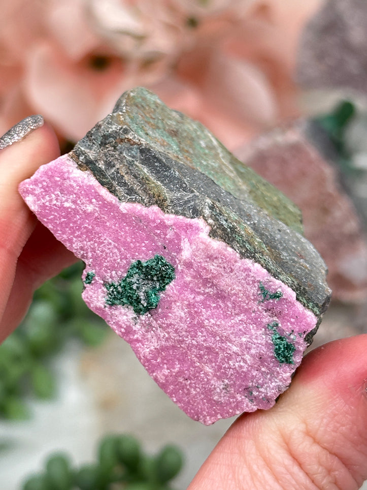 Pink Cobalto Calcite Clusters