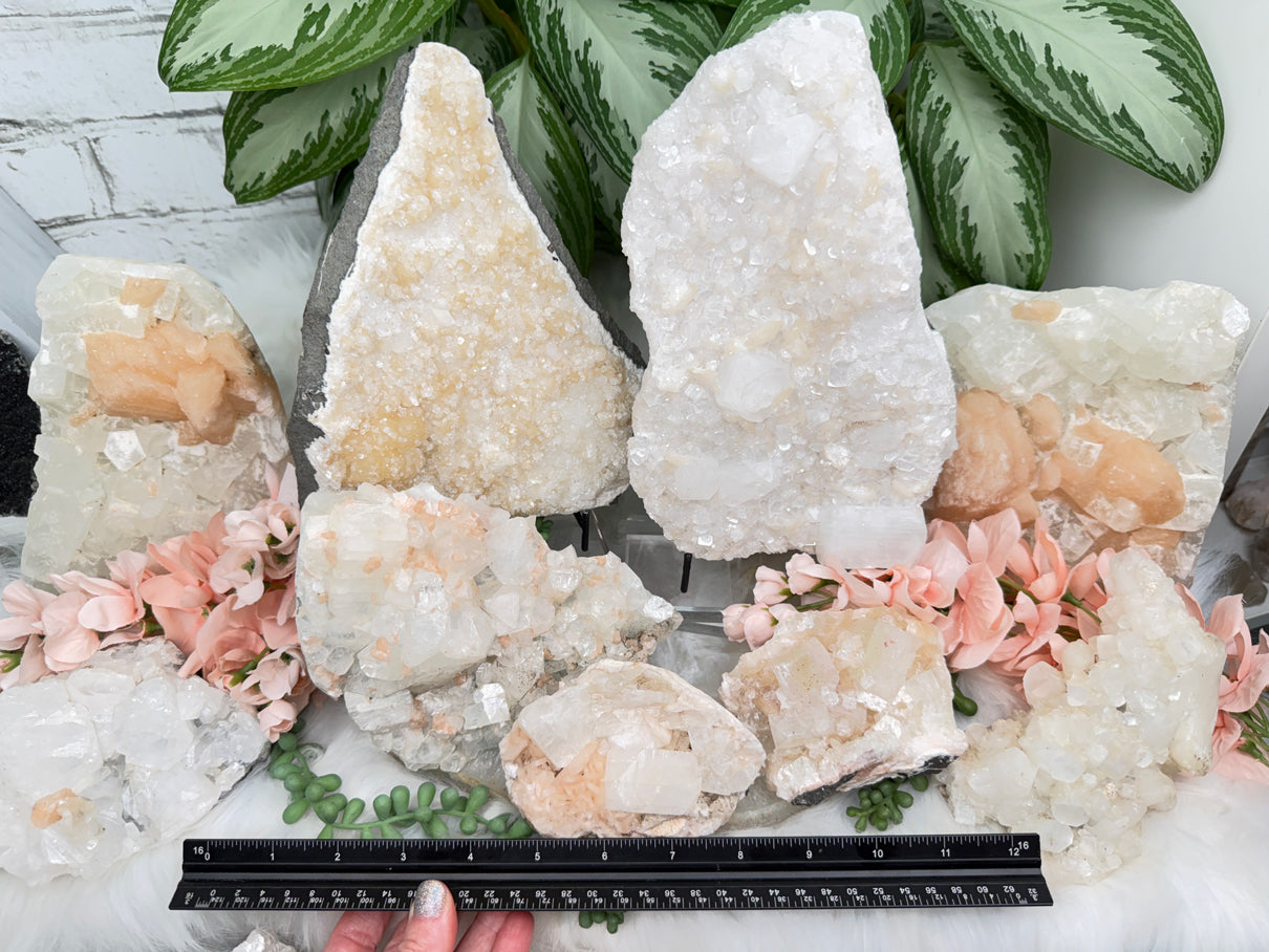 Apophyllite Stilbite Mixes