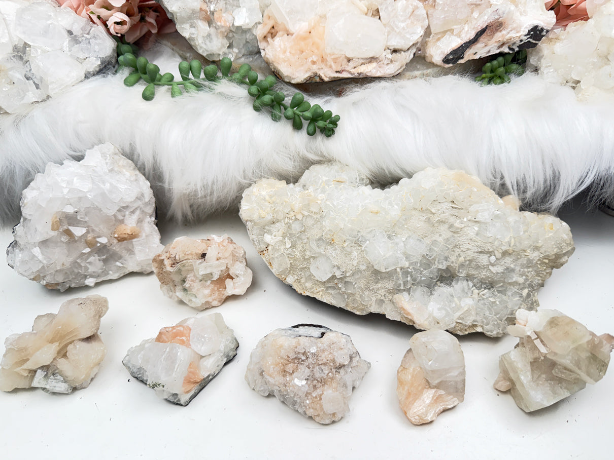 Apophyllite Stilbite Mixes