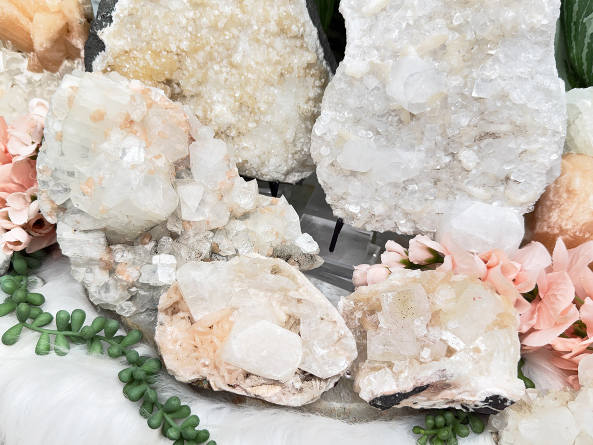 Apophyllite Stilbite Mixes