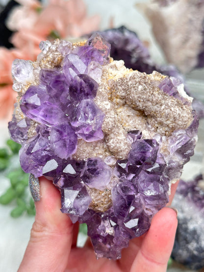 Amethyst Calcite Crystals