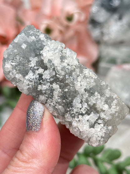 Small Gray White Apophyllite