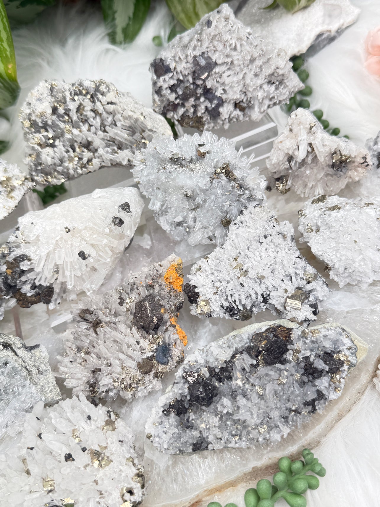 Peru Pyrite on Quartz