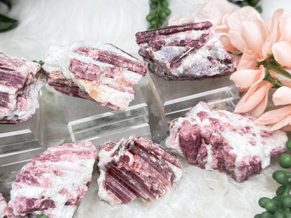 Pink Tourmaline Crystals