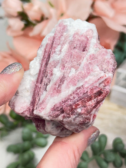Pink Tourmaline Crystals